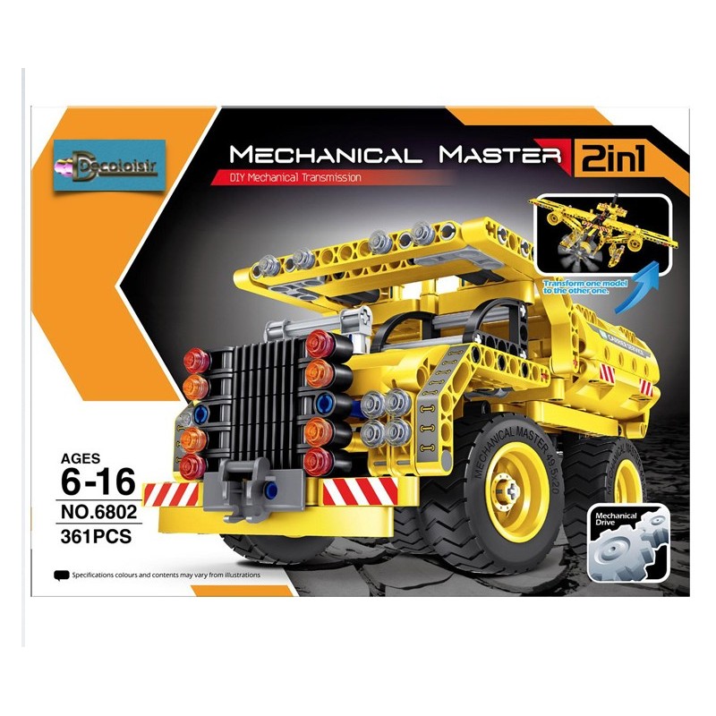 camion / avion articulé à CONSTRUIRE 361 pcs camion / avion articulé à CONSTRUIRE 361 pcs